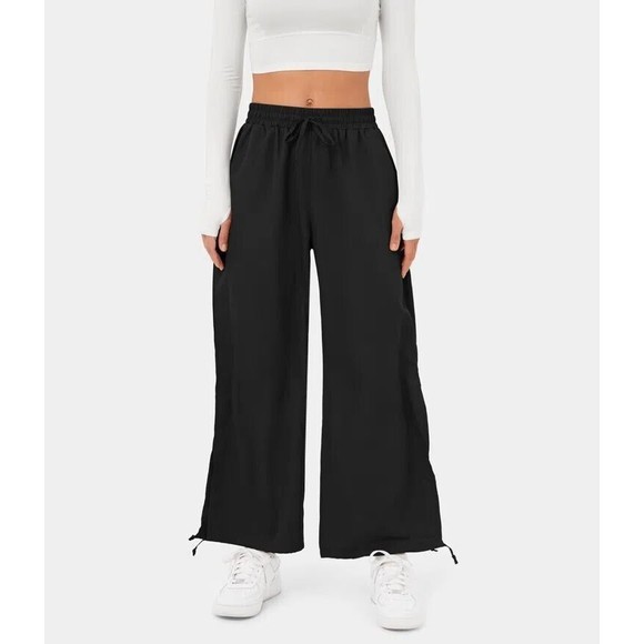 NWT Halara Breezeful Highwaisted Drawstring Split Tie Hem Jogger Pants Size S - Picture 2 of 16